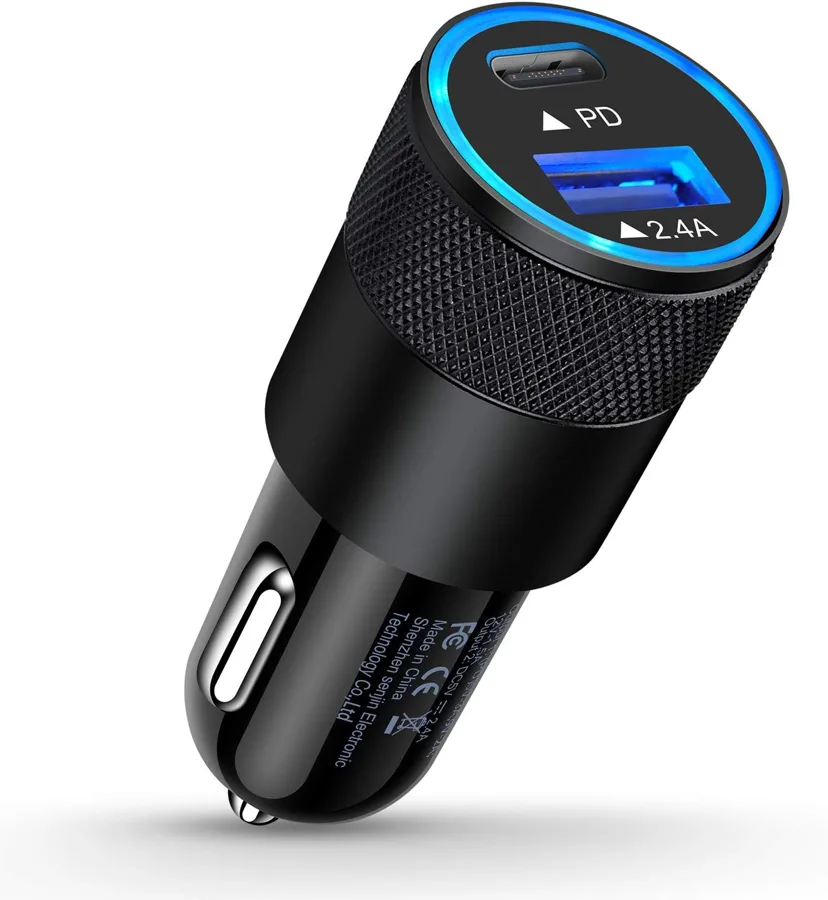 AILKIN 30 W dual-port car charger — fast power for two phones