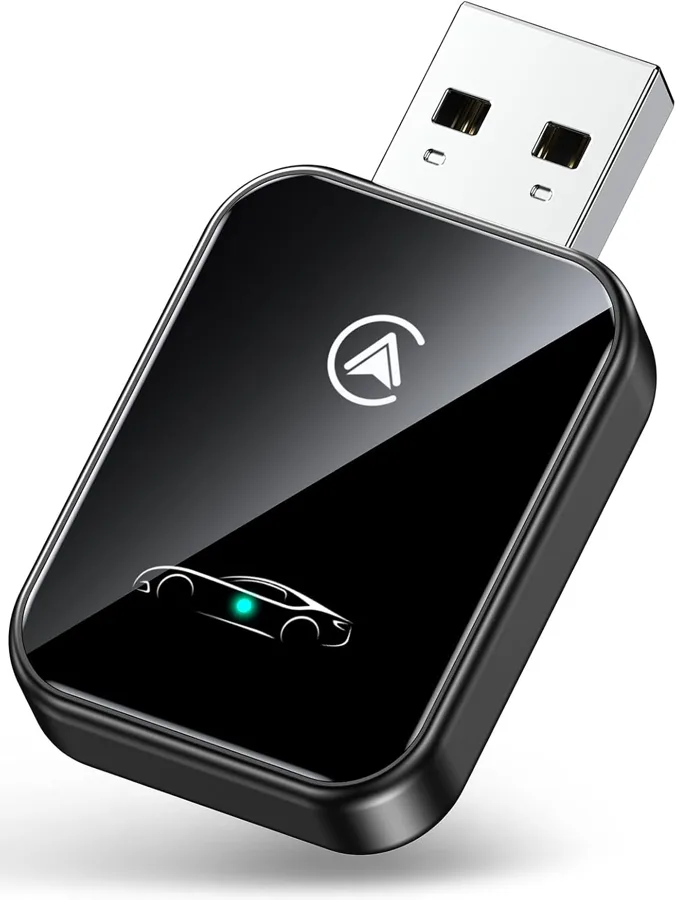 Ploucey 2-in-1 adapter — angled USB adapter included in the box