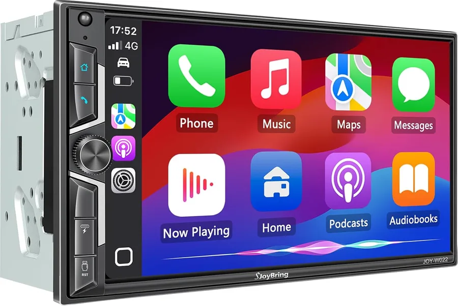 SJOYBRING Android Car Stereo — QLED screen with wireless CarPlay
