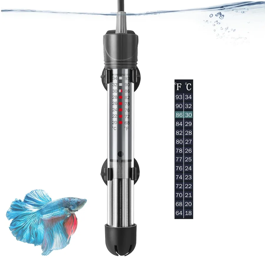 HITOP 50W Heater — Adjustable power for 6 to 15 gal (22.7 to 56.8 L) tanks