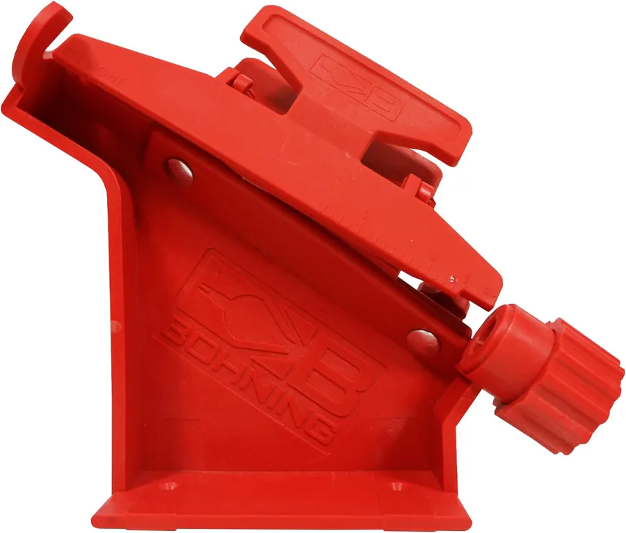 Bohning Arrow Fletching Jig — alloy steel jig with straight clamp