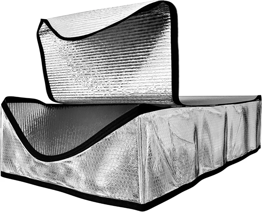 Energy Wise Cover — thick double bubble layer with zipper access