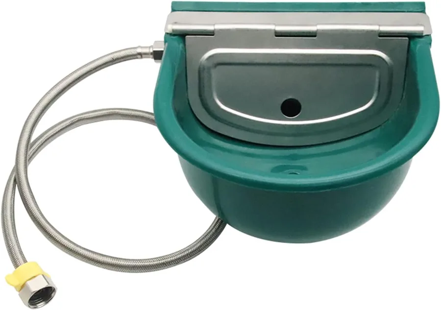 Achicklead Water Bowl — Drain plug and brush for easier cleaning
