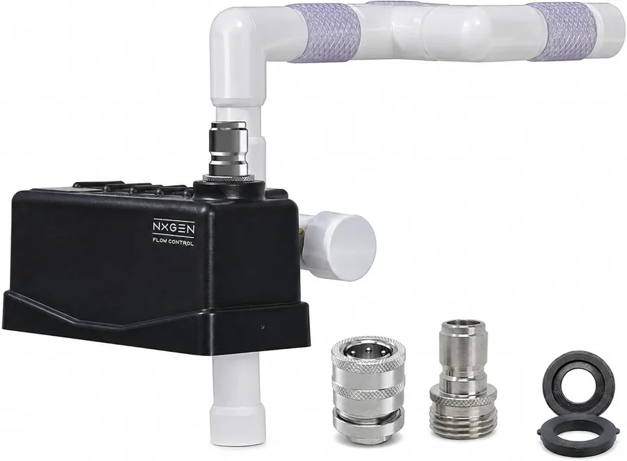 Staypoollizer — quick connect hose coupling for inground pools