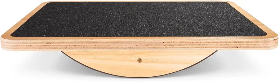 StrongTek Wooden Balance Board — wooden rocker for standing desks