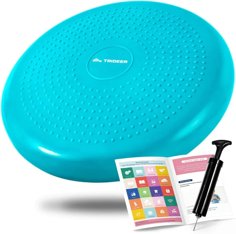 Trideer Wobble Cushion — inflatable wobble seat for sitting and balance