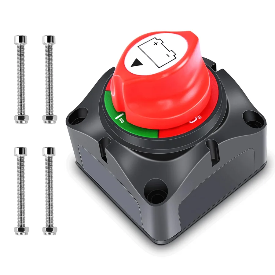Nilight — robust 275A On/Off switch with covered terminals