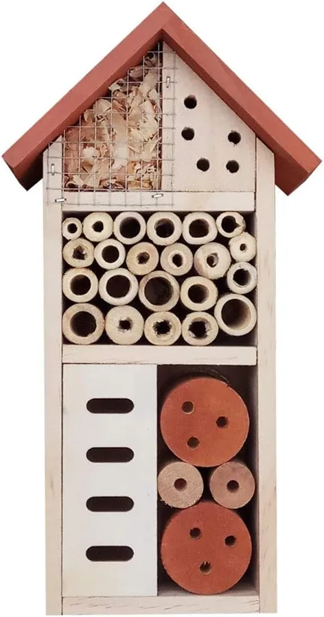 Lulu Home Wooden Insect House — a multi-grid hotel for many garden insects
