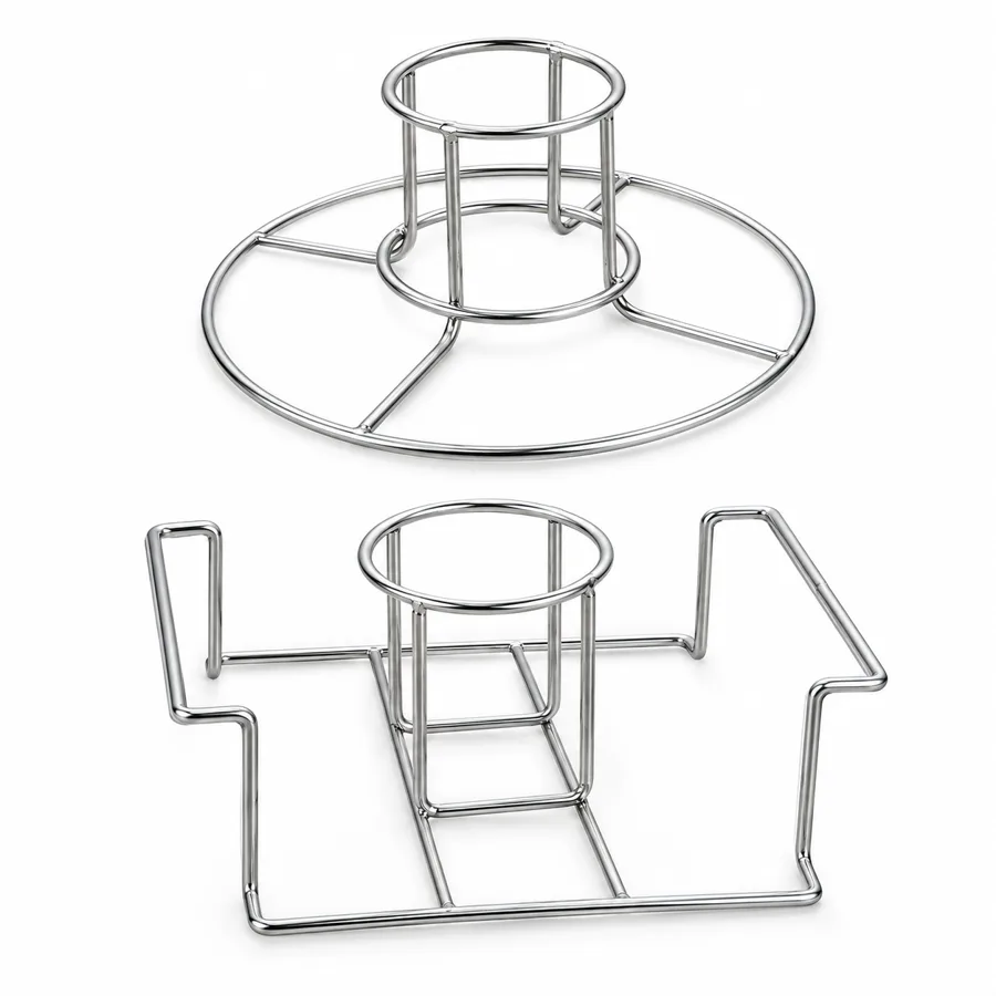 Standhen — Stainless rack that stands your chicken upright