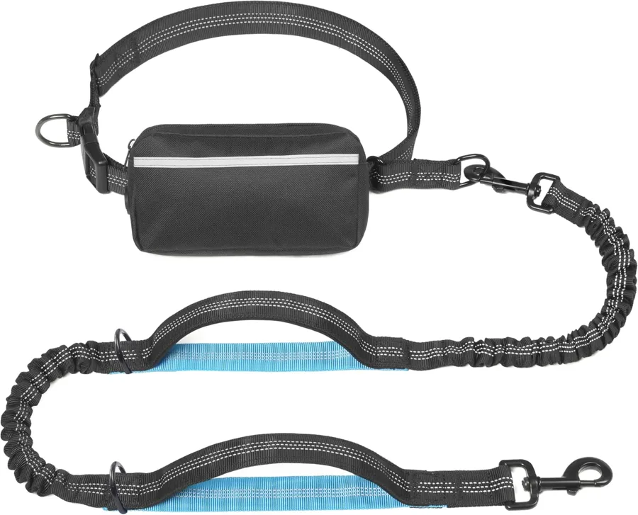 iYoShop — hands free waist leash with a zipper pouch