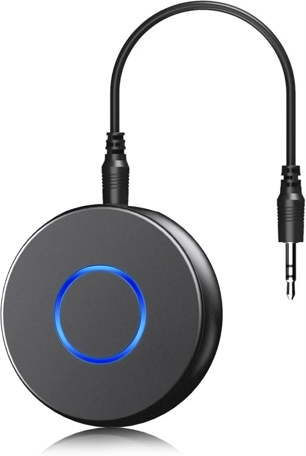 SONRU Bluetooth Aux Adapter — compact receiver with dual connection
