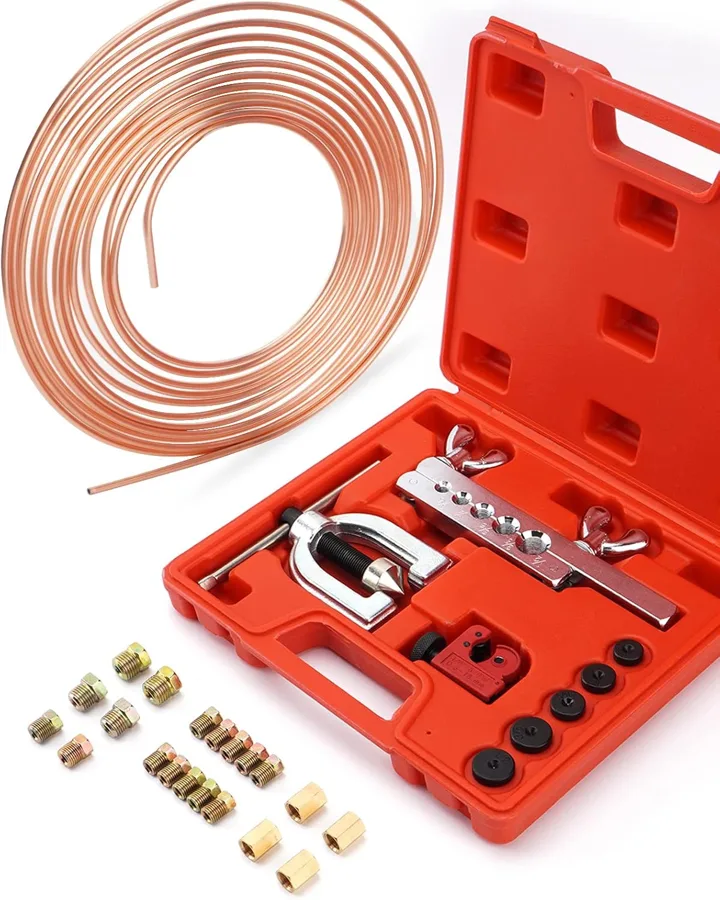 Racewill Brake Line Flare Tool — 3/16 line, fittings and flaring tool kit