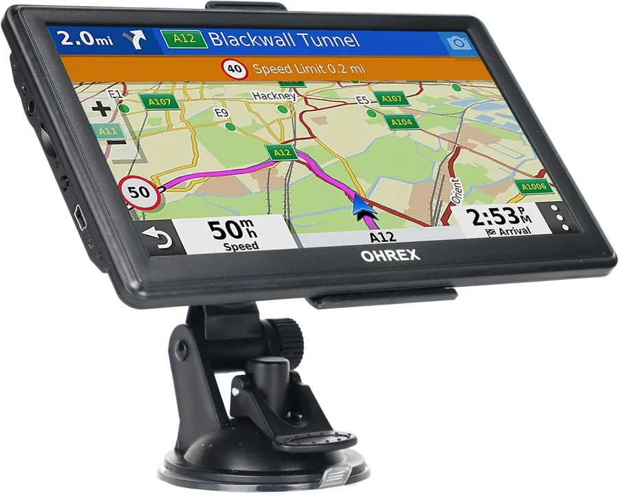 OHREX N700 — slim 7 in (17.8 cm) GPS with size-based routing