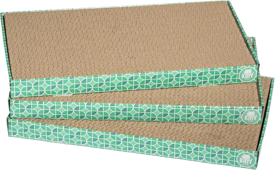 Kitty City XL 3 — three double sided corrugated pads in one pack