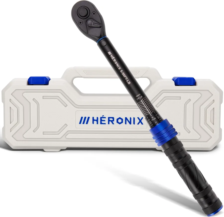 HERONIX Click Torque Wrench — compact 3/8 in size for light jobs