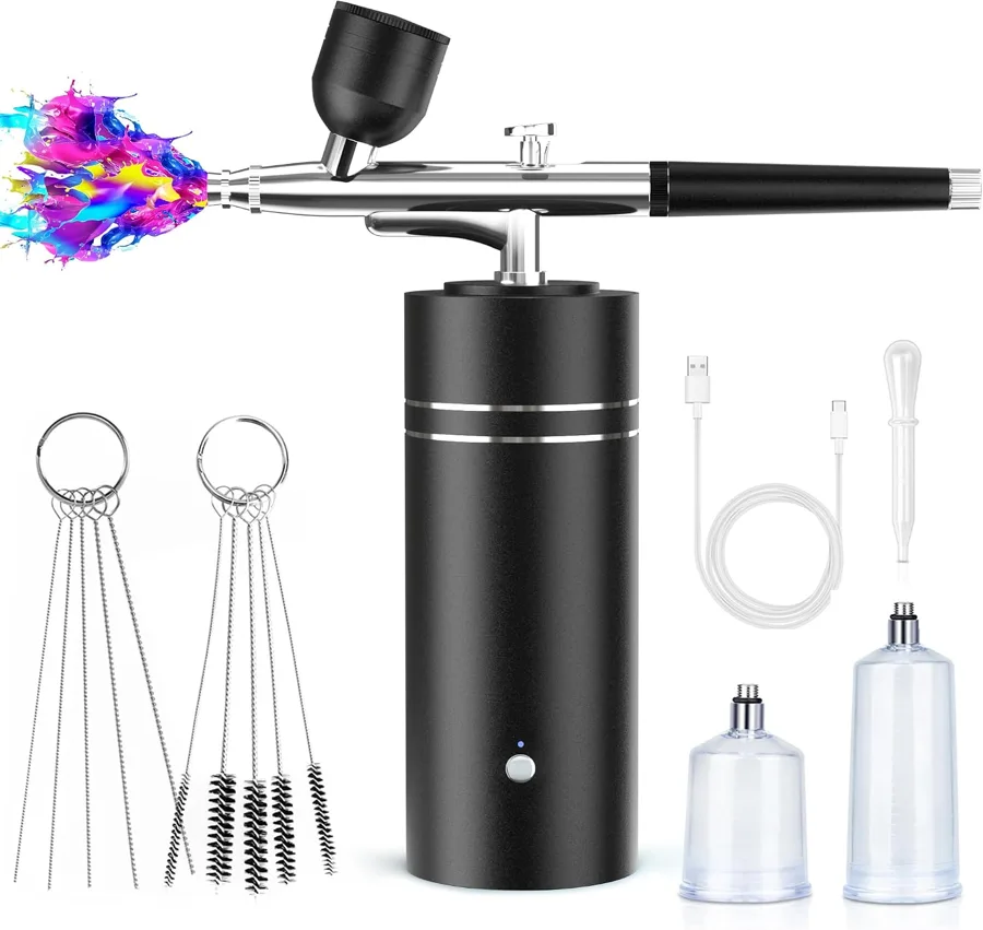 fehrominger Cordless Airbrush Kit — three pressure levels for nails and cakes