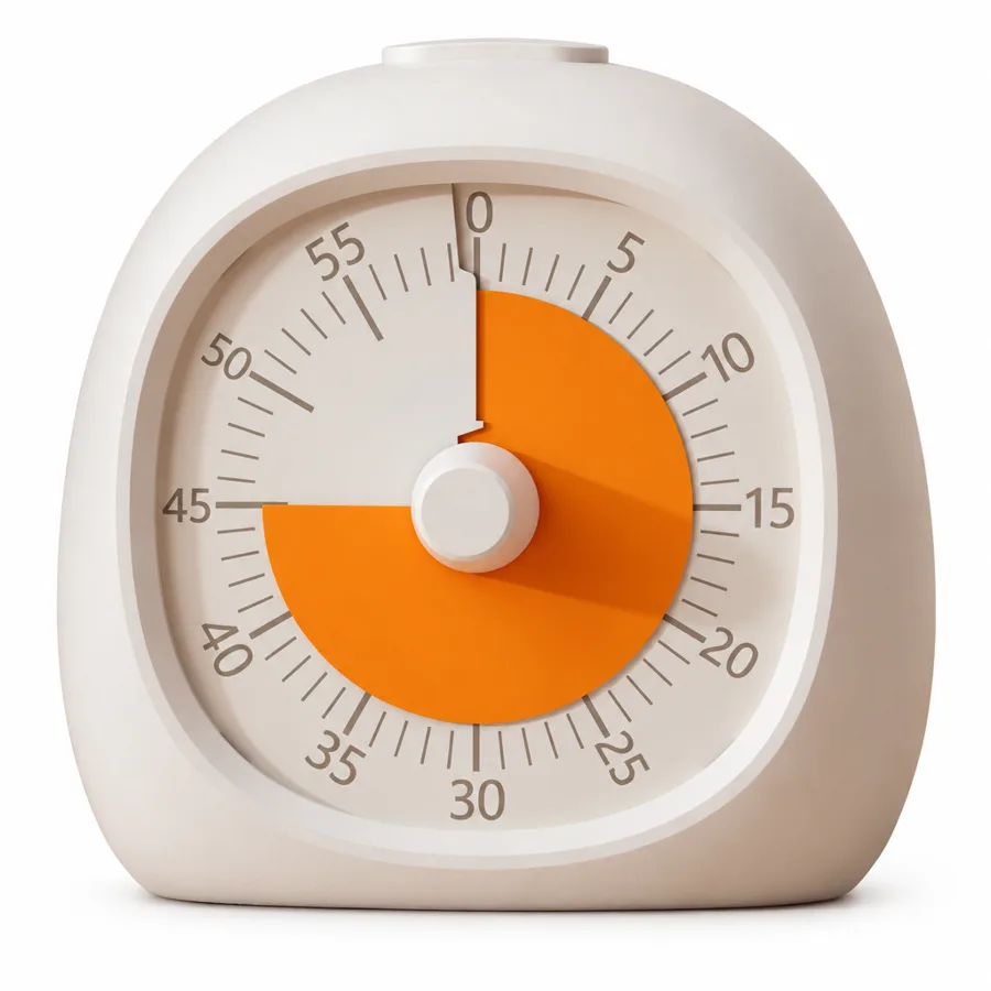 TickGlow — silent shrinking disc that shows time left at a glance