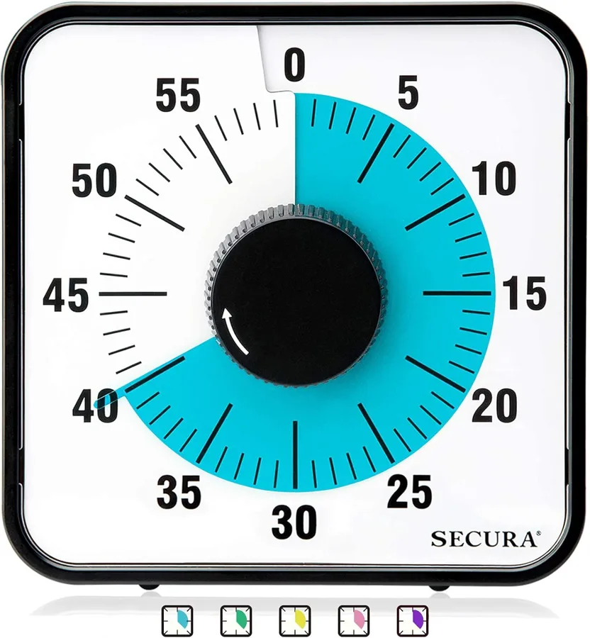 Secura 60 — battery-free oversize dial with magnetic backing