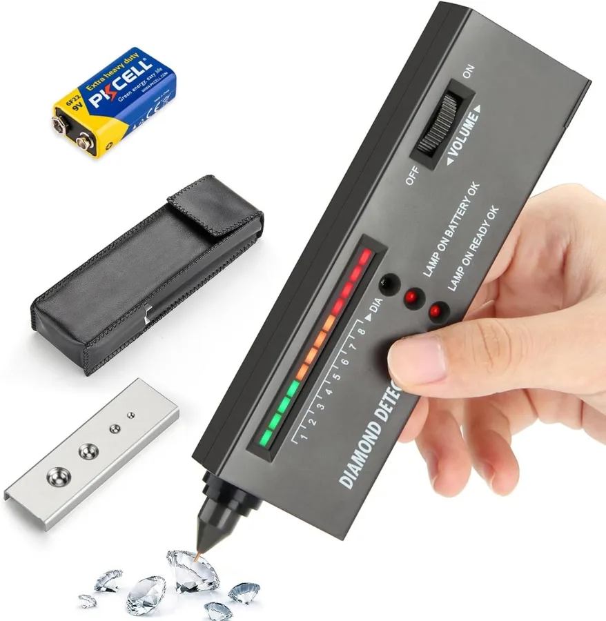 Siziviki Diamond Tester — IP65 body with a video guide