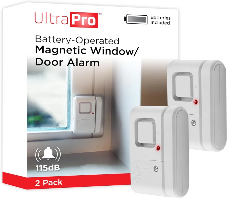 UltraPro — 120 dB magnetic alarm pair for doors and windows