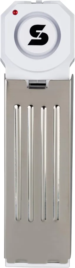 SABRE — White wedge alarm with a 120 dB siren