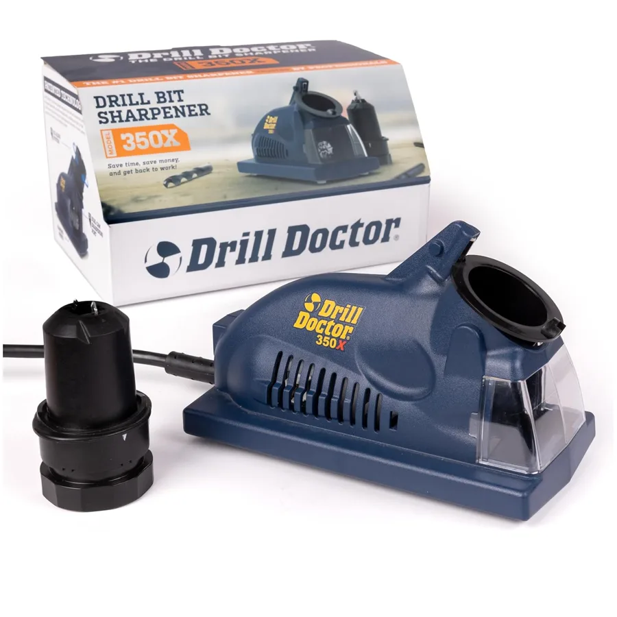 Drill Doctor 350X — Two step sharpening for standard bits