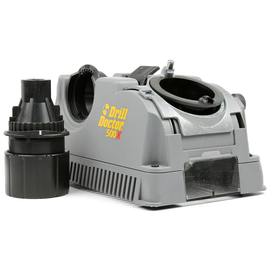Drill Doctor 500X — Two angle settings for twist bits