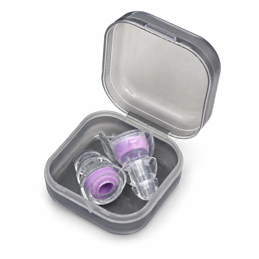 Encoria — three-layer earplugs that turn loud shows down evenly