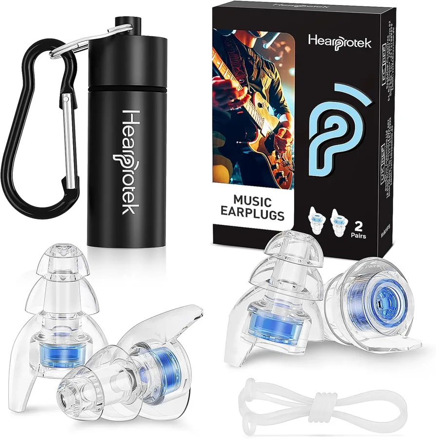 Hearprotek — two sizes with a detachable cord