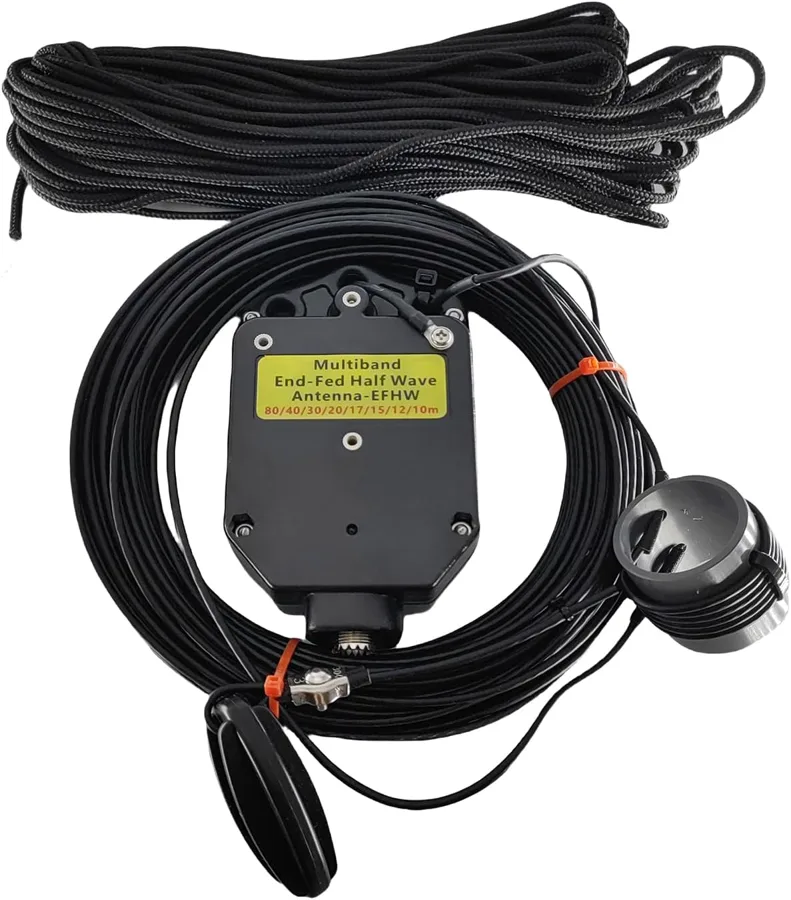 JYR8010-150W — eight band end-fed wire with mode by mode power limits