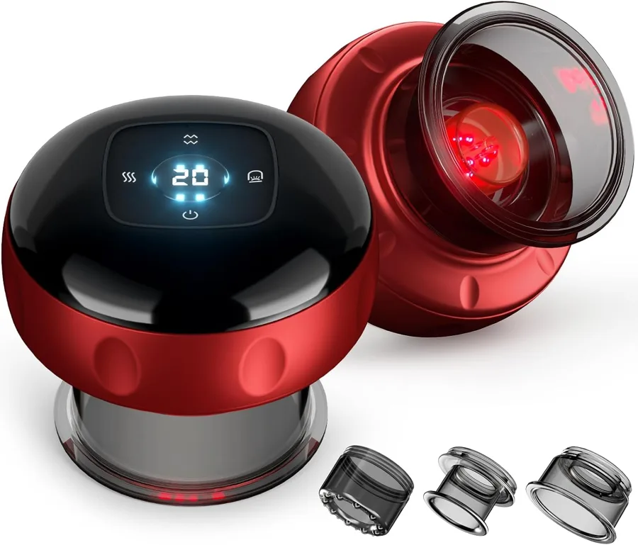 Pack Electric Cupping Massager — two cups to use at once