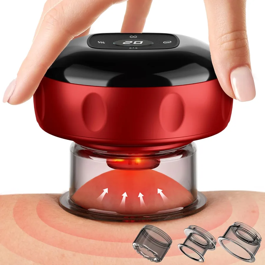 Pack Electric Cupping Massager — easy suction changes in a 1-pack set