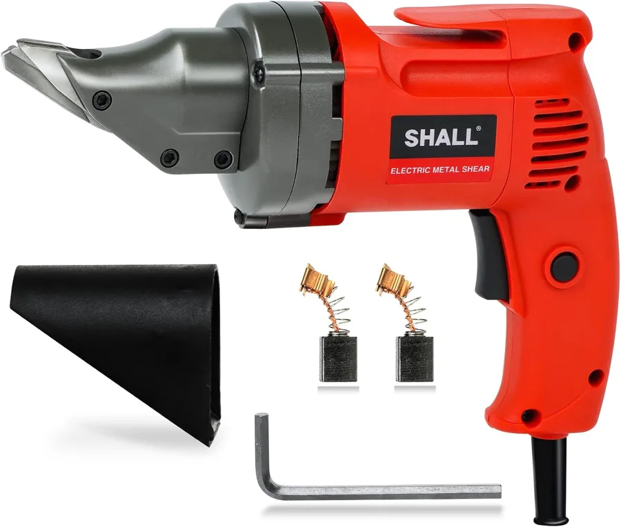 SHALL Electric Metal Cutting Shear — corded shear with a long power lead