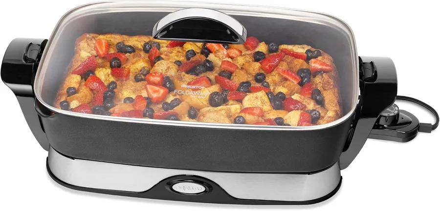Presto 06857 16 — big 41 cm (16 in) foldaway pan for crowds