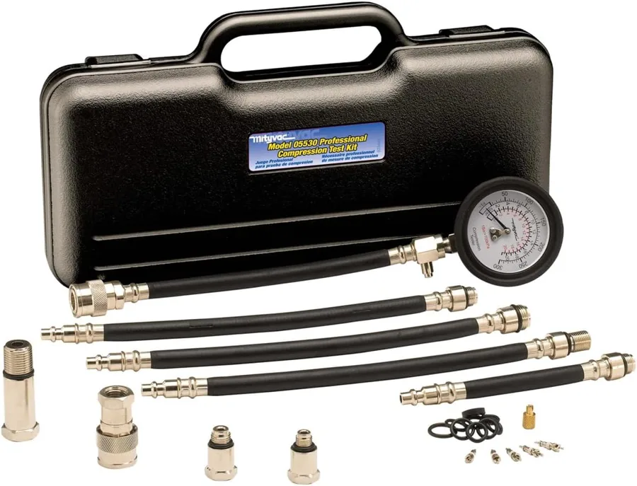 Mityvac MV5530 — large dial and adapters for boats and small engines