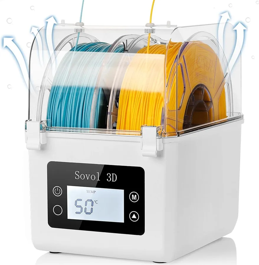 Sovol — sealed storage for slim spools or one wide spool