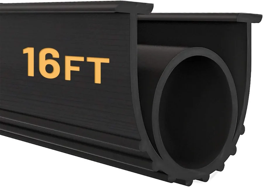 DGSL — long T-end rubber seal for wide garage doors