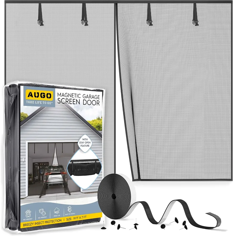AUGO — full-length magnets and stay open buckles