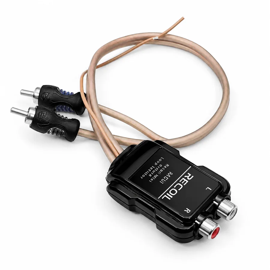 SilkWire — breaks ground loop hum in your RCA line, keeps bass close