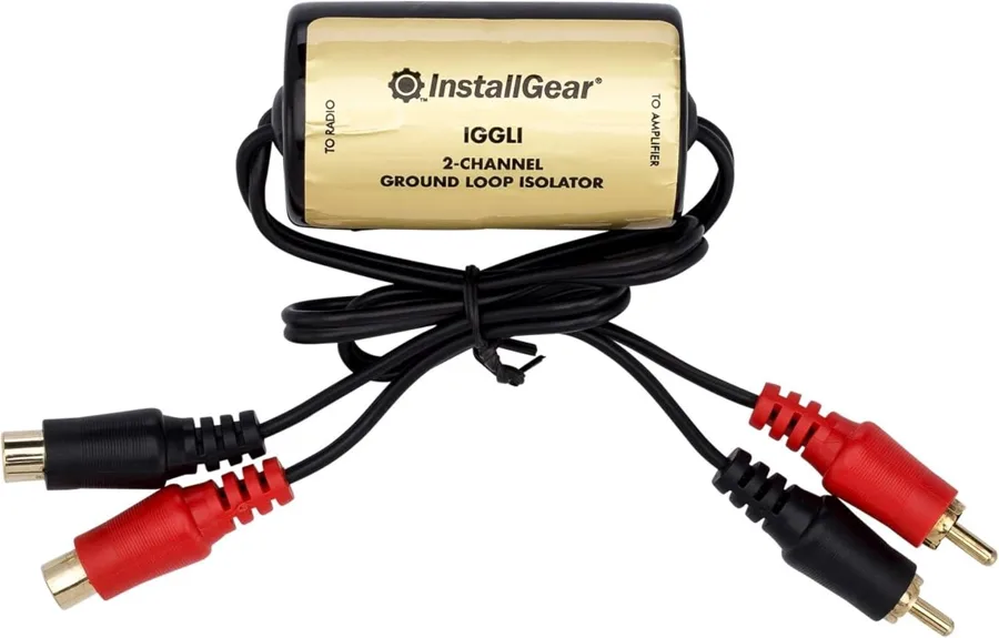 InstallGear — 2-channel RCA noise filter for car and home stereo