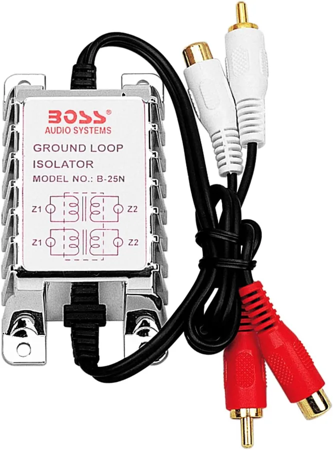 BOSS B25N — metal and plastic 2-channel noise filter for car audio