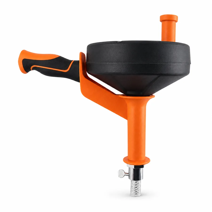 Flowvia — hand crank control with a drum that hides the dirty cable
