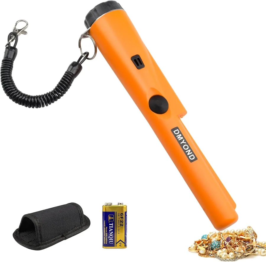 Dmyond Metal Detector Pinpointer — Simple one-button hunting on dry ground