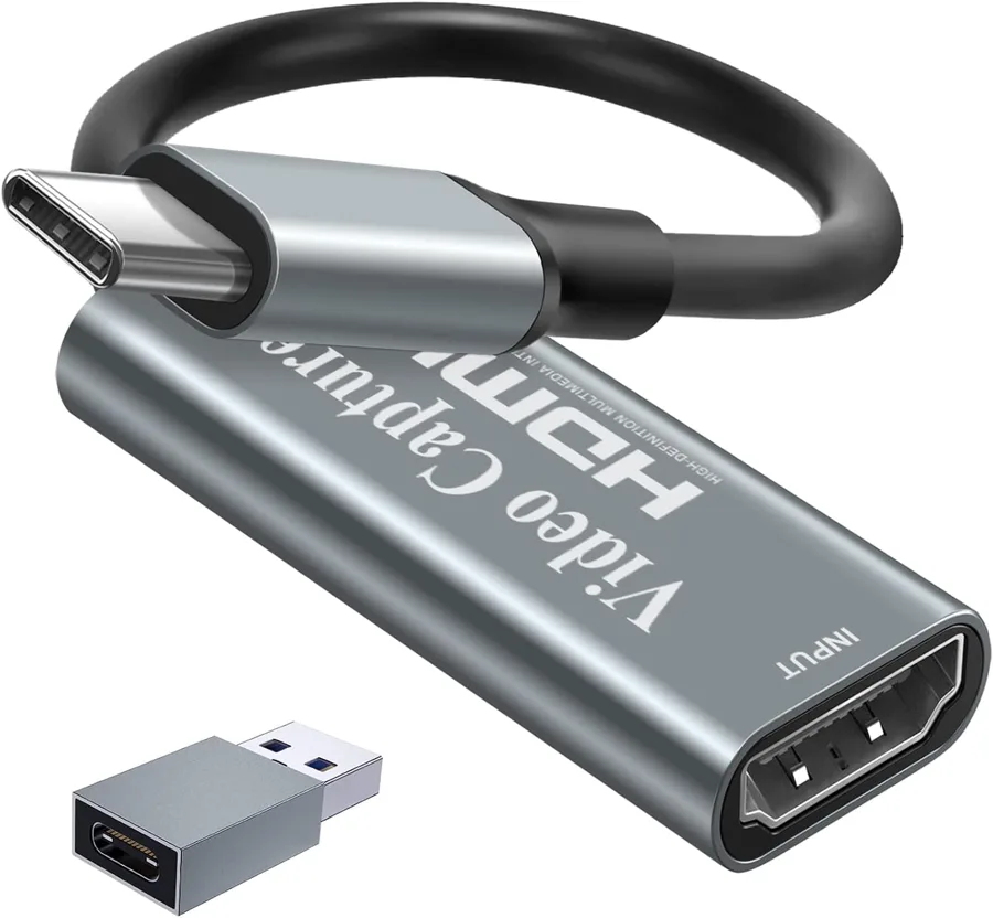 Papeaso Video Capture Card — budget 1080p capture with USB C adapter
