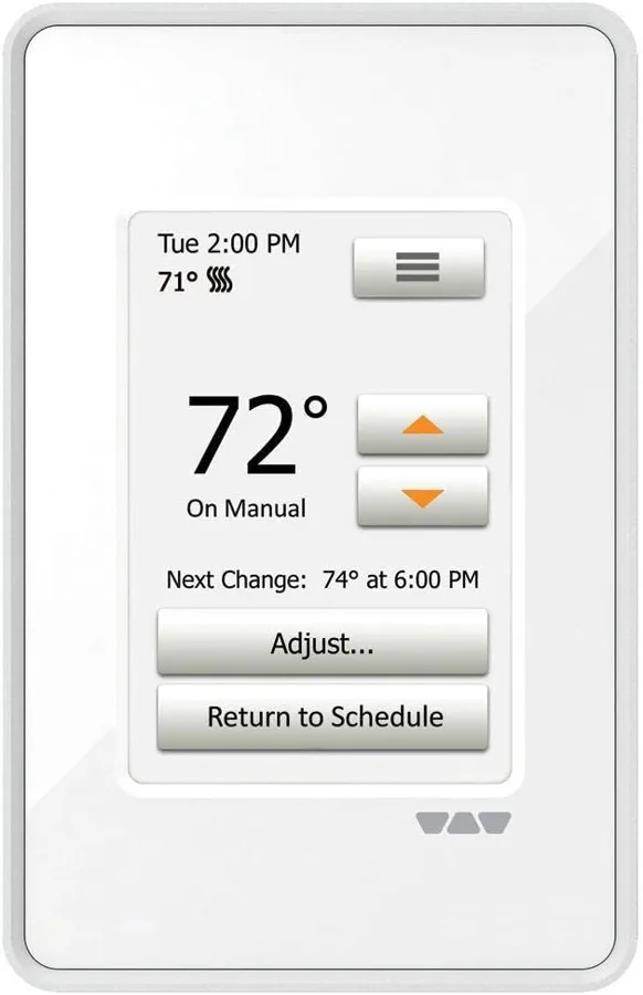 Schluter Ditra-Heat — big touchscreen with energy tracking