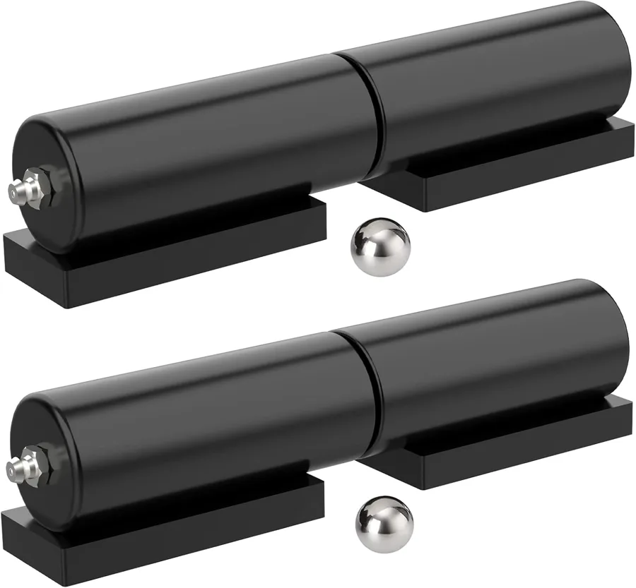 Heavy Duty Gate Hinges 17.8 cm (7 in) — weld-on barrel with grease fitting