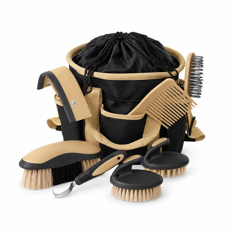 CurryCarry — Keep every grooming tool in one tote with a stiffened rim