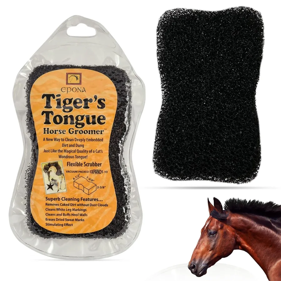 Epona Horse Grooming Kit — Scrubs dried sweat marks and brightens white legs