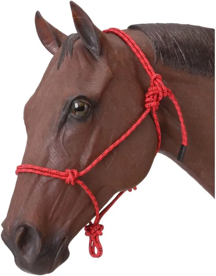 Tough 1 poly rope halter — firm feel with sealed ends