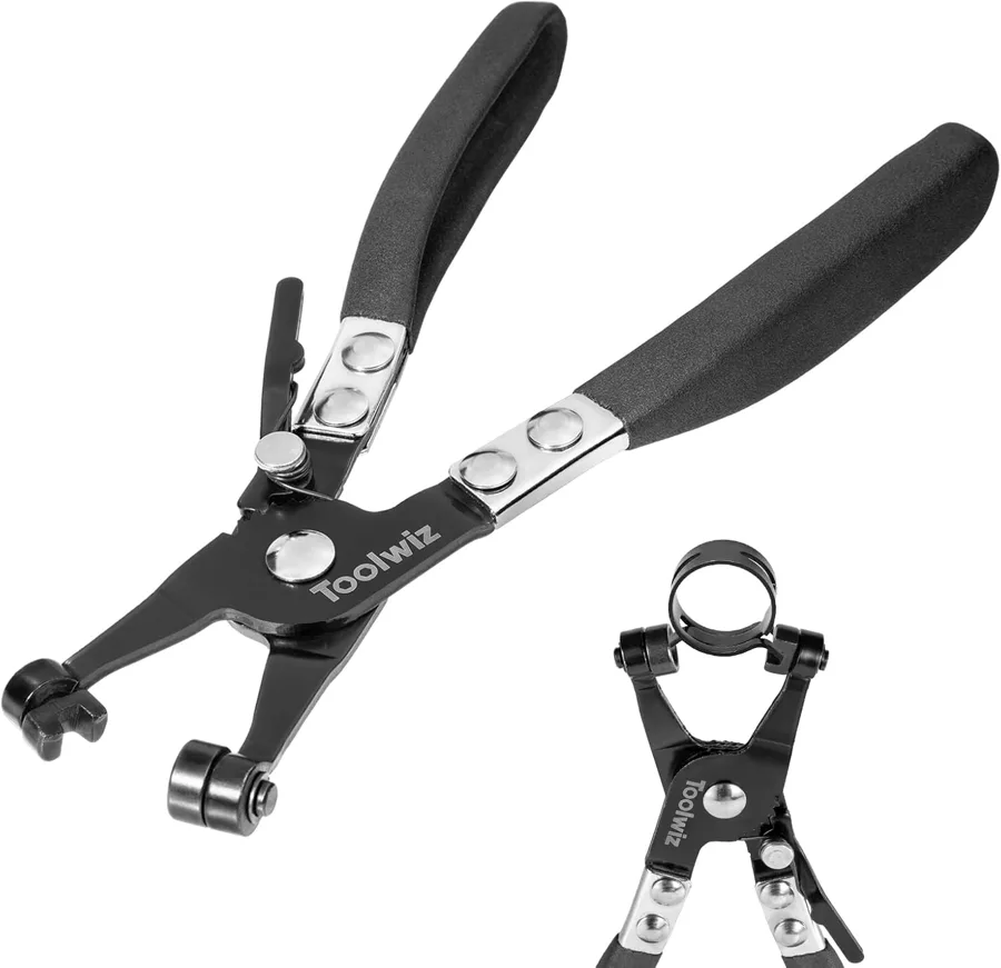Toolwiz — one locking tool for flat and ring type hose clamps